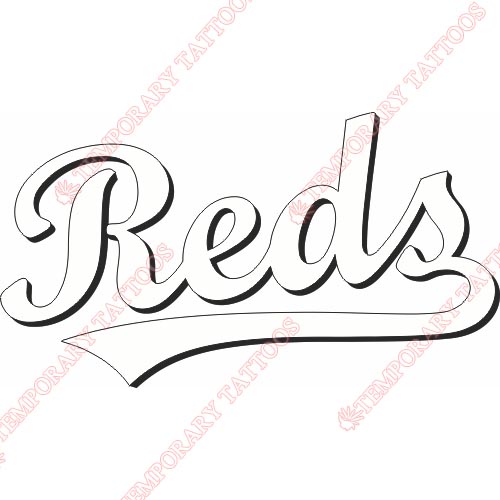 Cincinnati Reds Customize Temporary Tattoos Stickers NO.1540